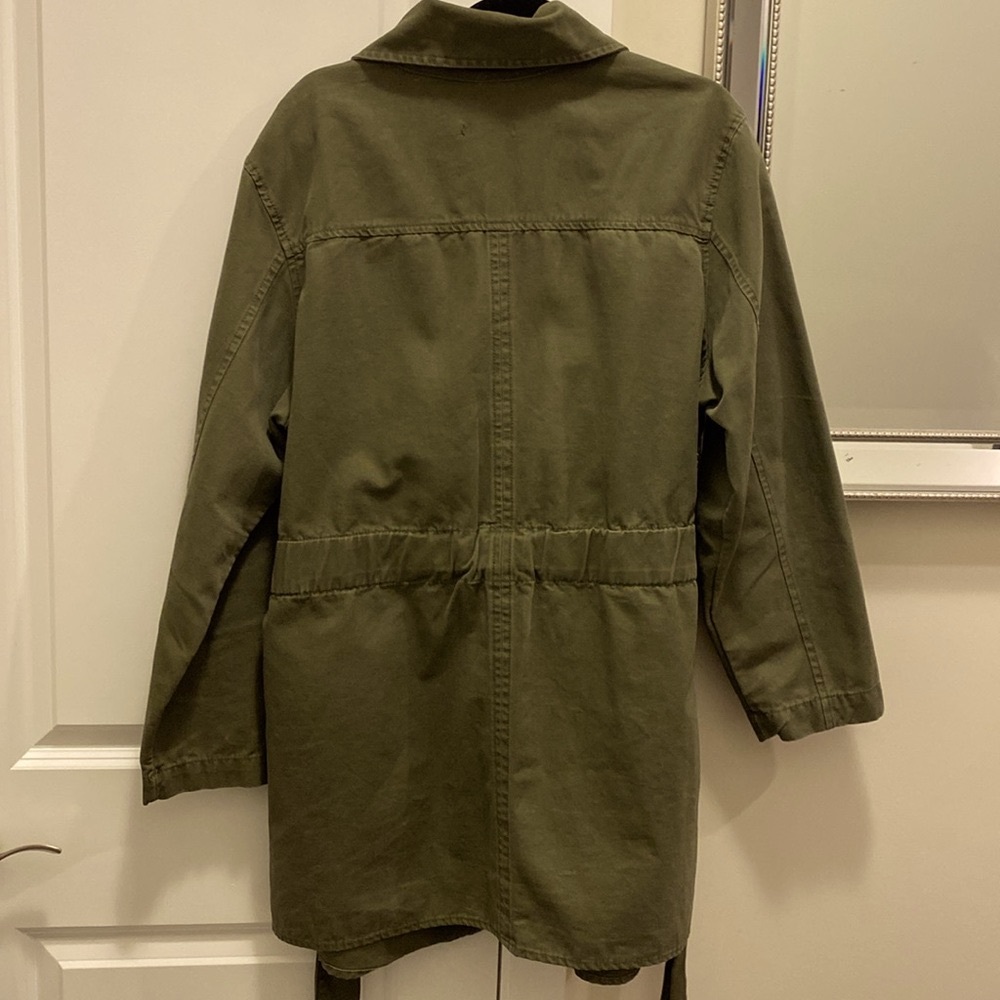 Olive Utility Jacket for Women - Picture 9 of 10